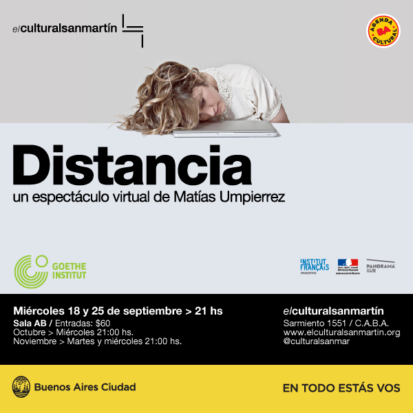 elculturalsm's tweet photo. Este miércoles en #elculturalsanmartin comienza "Distancia" de Matías Umpierrez. Más info en: http://t.co/g3NndEk8br http://t.co/zHSkxmlIwI