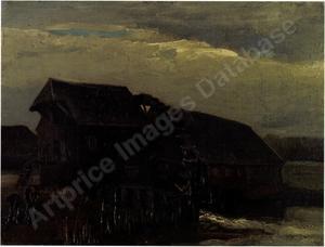 Gemaakt in Nuenen!: Water Mill Opwetten (1884) van Vincent van Gogh: geveild bij Sotheby's voor 1.1 miljoen GBP.