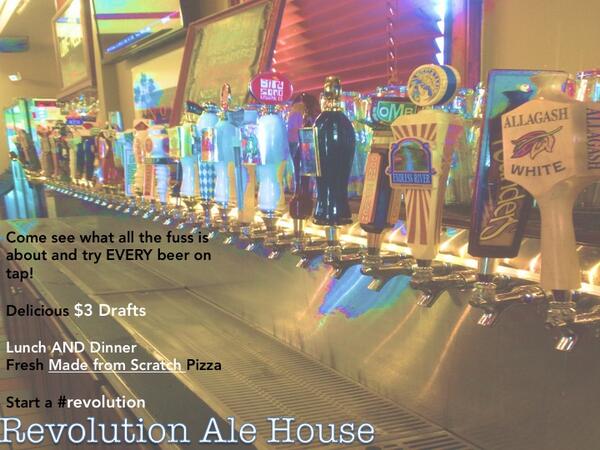 RevAleHouseNoDa's tweet photo. $3 NC Drafts on special tonight! @NoDaBrewing @BirdsongBrewing @TripleCBrew and @oldemeckbrew #supportlocal #nodaclt http://t.co/U2QFUErk5r