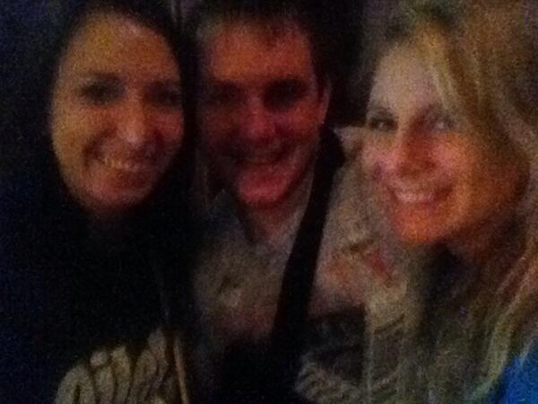 jacdohrman's tweet photo. Loved seeing @Sanders_49 this past weekend!! Not the best pic... But still!! ☺🍻 http://t.co/bPLRfIrrmI
