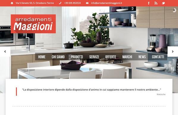 On line il nuovo sito:
arredamentimaggioni.it