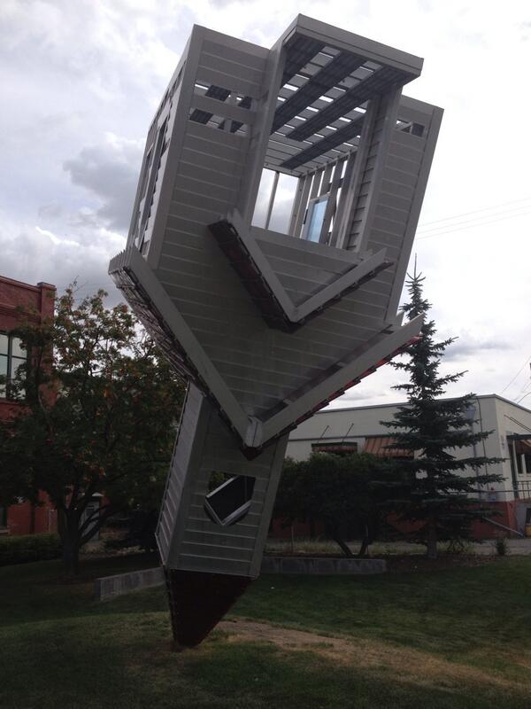 KootenayGreg's tweet image. 1/2 hour to get a picture of an upside down church #RootOutEvil