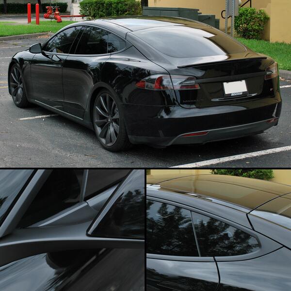 DipYourCar's tweet image. #Tesla Model S #P85 Blackout #dipyourcar
