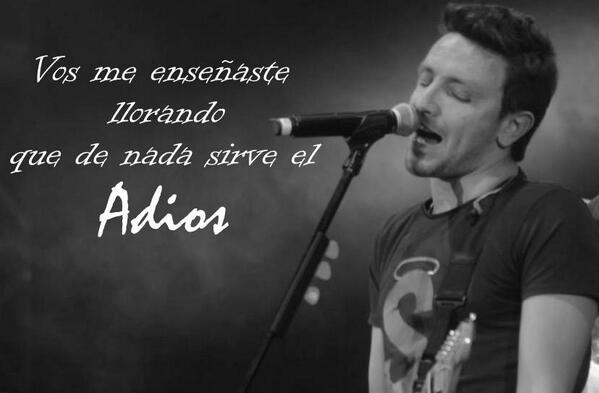 FrasesDeNTVG1's tweet photo. Vos me enseñaste llorando que de nada sirve el ADIÓS! http://t.co/Hpz4jsngxb