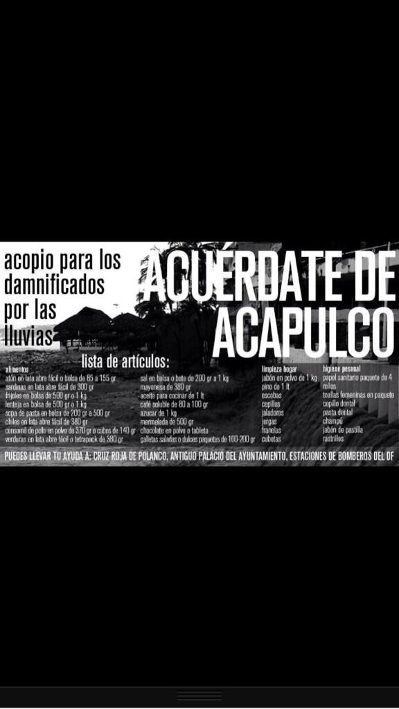 ConsueloDuval's tweet photo. ACAPULCO.... NOS NECESITA!! http://t.co/gx48HQ6I95