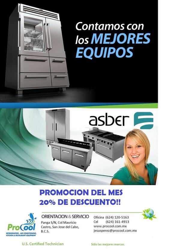 procoolpacifico's tweet image. #promociondelmes #asber #procool #loscabos #subzero #wolf #viking #miele #technicalservice #serviciotecnico