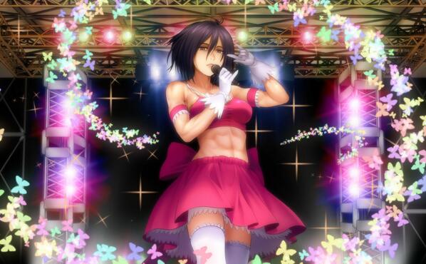 CalonnyaEren's tweet photo. XD Ntar malem liat yakk Shownya Mikasa http://t.co/AvnHytD3rn