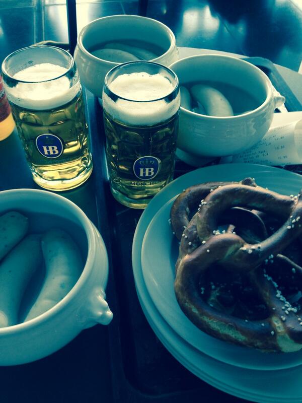 TheGoaties's tweet photo. Breakfast Bavarian style and next stop home . . . Who is up for it next year? http://t.co/HMghaKPgcz