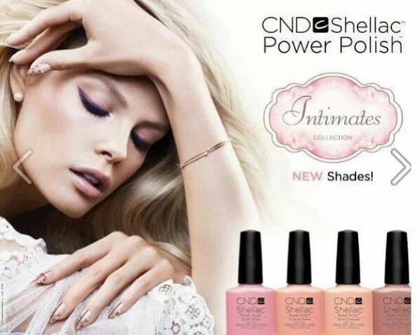 CND Shellac NEW "Intimates collection" now available at Ritzy Nailz