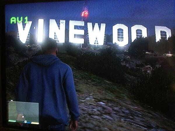Finally i found the sign in all its glory #GTAV #Vinewoodsign