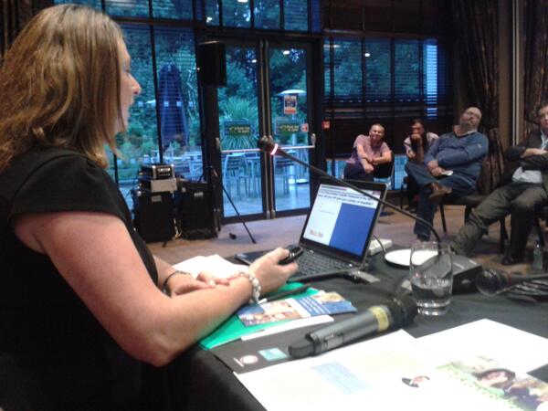 Wireless keypads are used to get instant feedback from audience at Frimley Park Hospital healthcare event