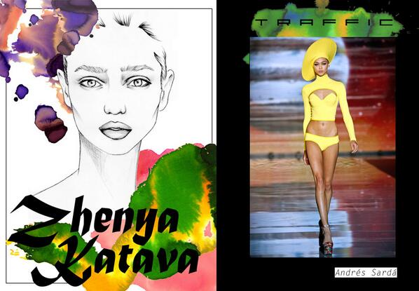 Our tops in Madrid Fashion Week. Zhenya <a href="/ZhenyaKatava/">Zhenya Katava</a> . More info in facebook <a href="/Trafficmodelsag/">Trafficmodels agency</a>