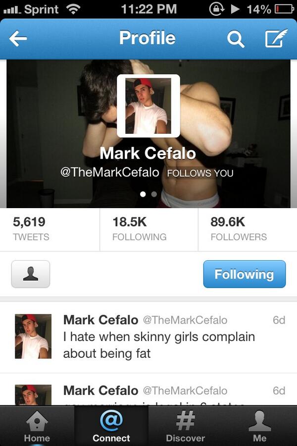 ItzzChayy's tweet photo. Fangirling so hard right now. I can't even. Oh my god. @TheMarkCefalo http://t.co/Ds8mv7YZRI
