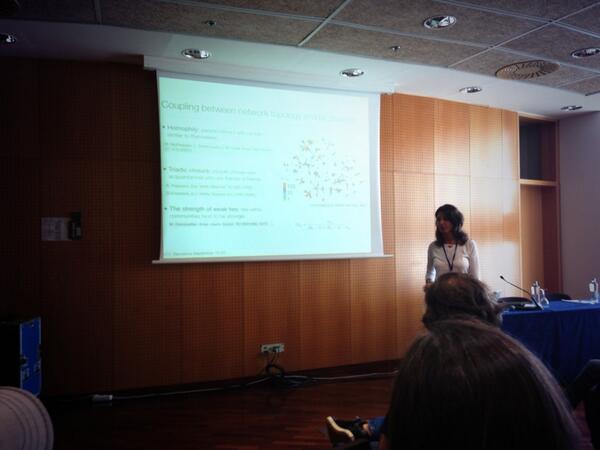 A_Rapis's tweet image. Talk di Giovanna Miritello ieri a #ECCS13