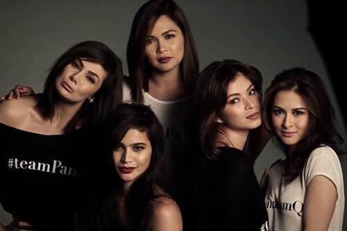 Angel Locsin and Marian Rivera in Rogue September 2013 Angel Locsin and Marian Rivera in Rogue September 2013