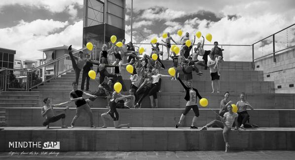 MindtheGapFilm's tweet photo. #dancers from #QUT #unite to #support #mindthegap. Thanks to all involved! http://t.co/72ztZGzStq #film #mentalhealth http://t.co/mbq43Kiof4