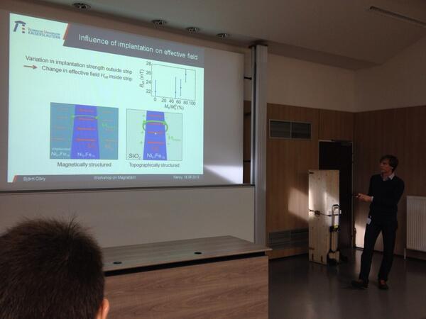 BLSMagnet's tweet image. Attending Workshop on Magnetism with German Technische Universität Kaiserslautern and French Institut Jean Lamour