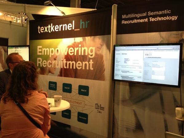 Textkernel's tweet image. Want to know more about #cvparsing #jobparsing and #semanticsearch &amp;amp; #match? Visit us at stand B.25, Hall 2.2 #zp13