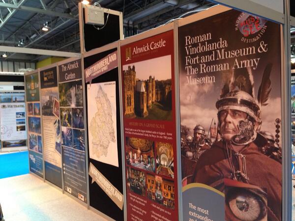 All set for the first day of #GLTT2013 at the NEC with @Bamburgh_Castle <a href="/FordandEtal/">Ford & Etal</a> <a href="/alnwickcastle/">Alnwick Castle</a> @AlnwickGarden