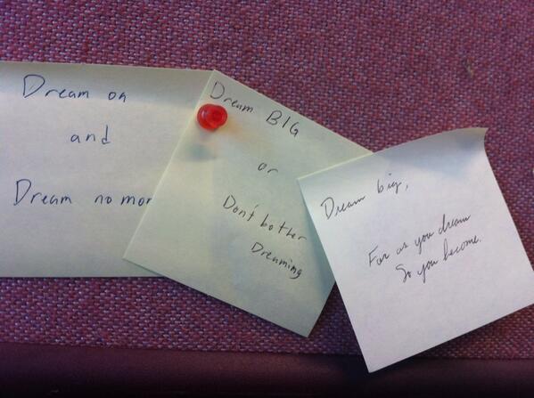 TheJCHoward's tweet image. That awesome moment when you come back to work from #StartConf &amp;amp; someone anonymously added a note to your collection