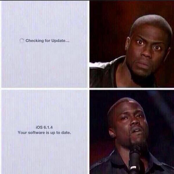 king_khan22's tweet photo. This is all us iPhone users today... #ios7 http://t.co/rxDfpxJGEi”