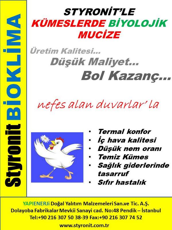 styronit_'s tweet photo. #styronit sadece binalar için değil aynı zamanda tavuk çiftlikleri içinde çok önemlidir. http://t.co/btxB4d0iMR