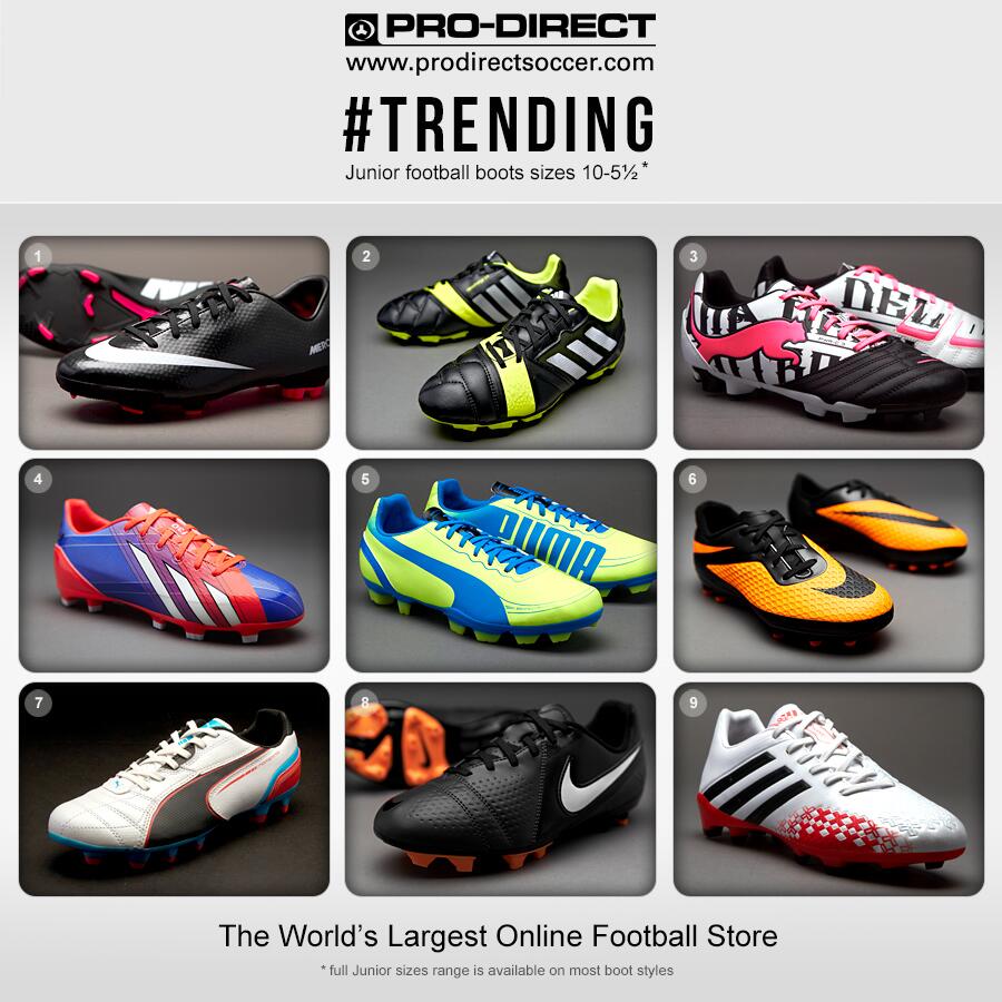 pro direct junior football boots