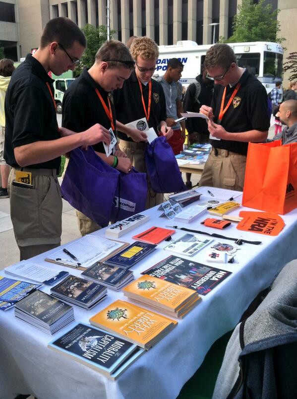 YAL_Sinclair's tweet photo. Tabling @YALiberty and @NRA information at @SinclairCC's 26th Annual Safety Awareness Expo!! #ConstitutionWeek http://t.co/DekwiZxXLF