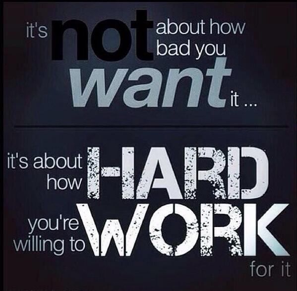 FHSTigerFball's tweet photo. EVERYBODY wants it, only a few will WORK for it http://t.co/GM9EOHrb00