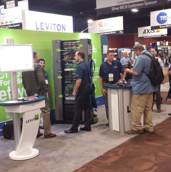 AndiWatkins's tweet photo. Great conversations happening in @LevitonNS booth at #BICSI Fall.  Still time to stop by 316. http://t.co/Sjl6teS7ab