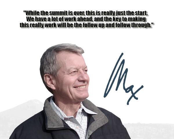 MTJobsSummit's tweet photo. "...the key to making this really work will be the follow up and follow through." - @MaxBaucus #mtjobs http://t.co/VZLvurvQ2H
