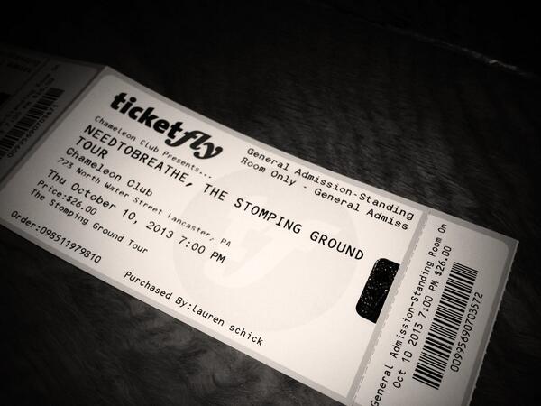 Can't wait to see <a href="/NEEDTOBREATHE/">NEEDTOBREATHE</a> in concert with @leitner23