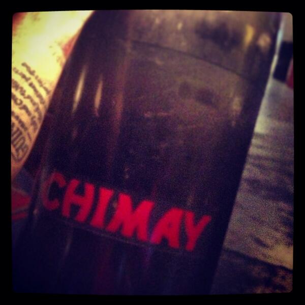 Engatando barril de Chimay Tripel !