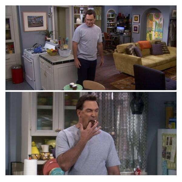 RulesTV's tweet image. Jeff ate one of our cupcakes. #Cupcake #RulesOfEngagement