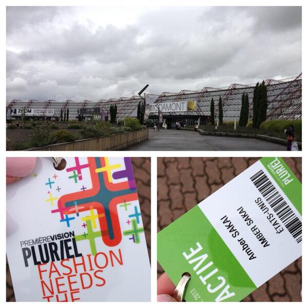 It's time for a little Fall 14 shopping <a href="/PremiereVision/">Première Vision</a> #paris #fabrics #fashion