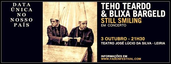 Este espectáculo será imperdível. Teho Teardo e Blixa Bargeld em Leiria a 3 de Outubro.