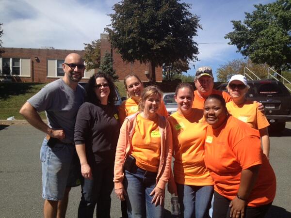 Thanks a million to our "Day of Caring" Volunteers from UVA's Alumni Association for our "fresh air" facelift!
