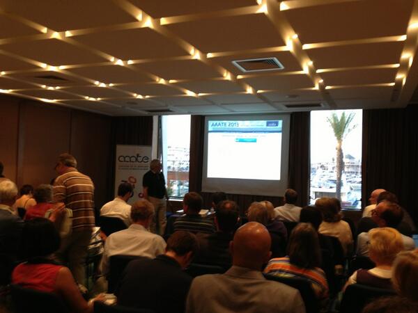 debraruh's tweet photo. Luis Azevedo of #AITADIS Chats about the #political factors of #Global #collaboration of #AT @G3ict #AAATE2013 http://t.co/mVdorvcbbT