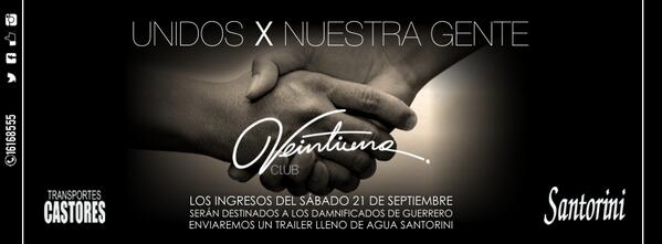 Apoyemos y ayudemos este sábado a nuestra gente damnificada de Guerrero tras lo sucedido con el Huracán Manuel.