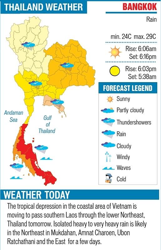 Thailand Climate Map