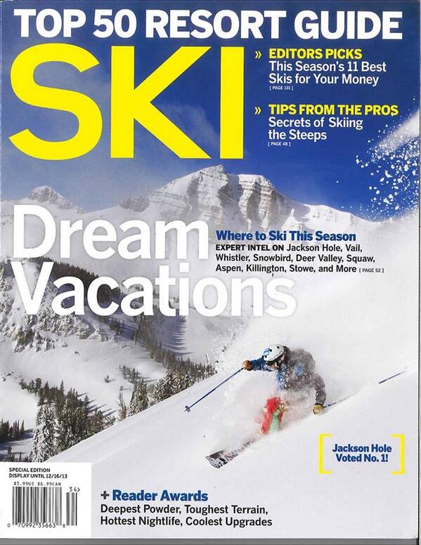 RealtyJacksonWY's tweet photo. @skimagonline #goodcall on #1 #jacksonhole @jhski ranking -since talking # @HotelTerra winter books are up hot 115% http://t.co/vhek3E3NHR