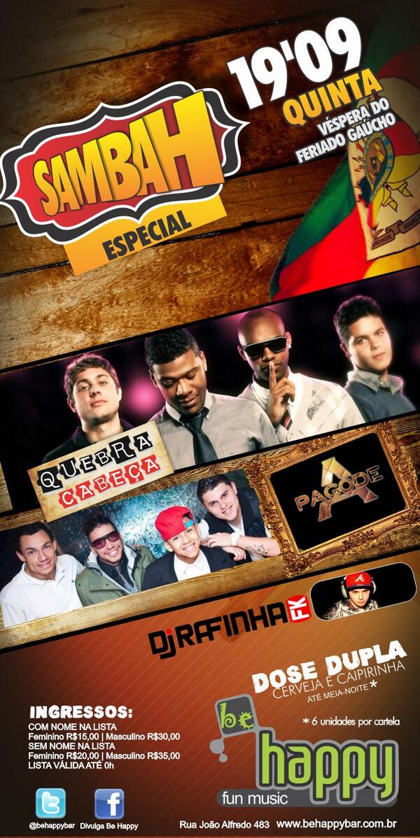 behappybar's tweet photo. E aí, já garantiram valor promocional pra VÉSPERA DE FERIADO?!! Acessa lá nosso site então: http://t.co/6vFJ8yjZjt http://t.co/Ij1dYH9eUD