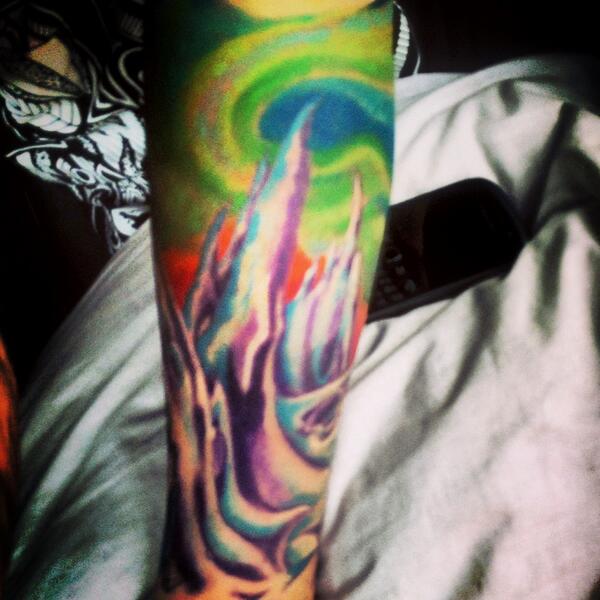 thomasparker20's tweet photo. Start of new sleeve :) #ink http://t.co/Ulcx84EzvA