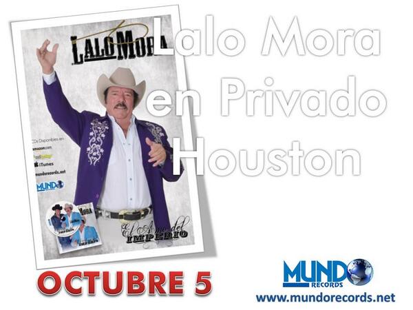 MundoRecordsnet's tweet photo. Lalo Mora en Privado - Houston - http://t.co/N8pebFfveL http://t.co/vfbWsb4Kpu