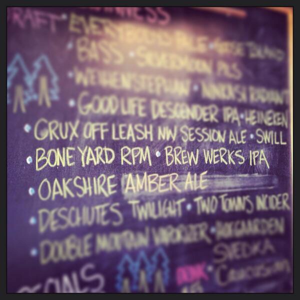 Irreverence IPA now on tap down @BluePineBar - a great place to try something new.