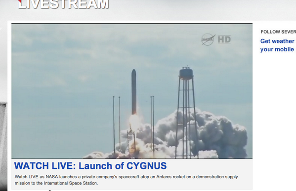 catonaquest's tweet image. LIFT-OFF!!! (Love my #MacScreenshot ability!)