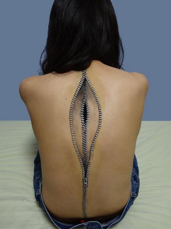 ♛ on X: "Zipper tattoo #3D #Zipper #tattoo http://t.co/SMrjEeuZXJ" / X