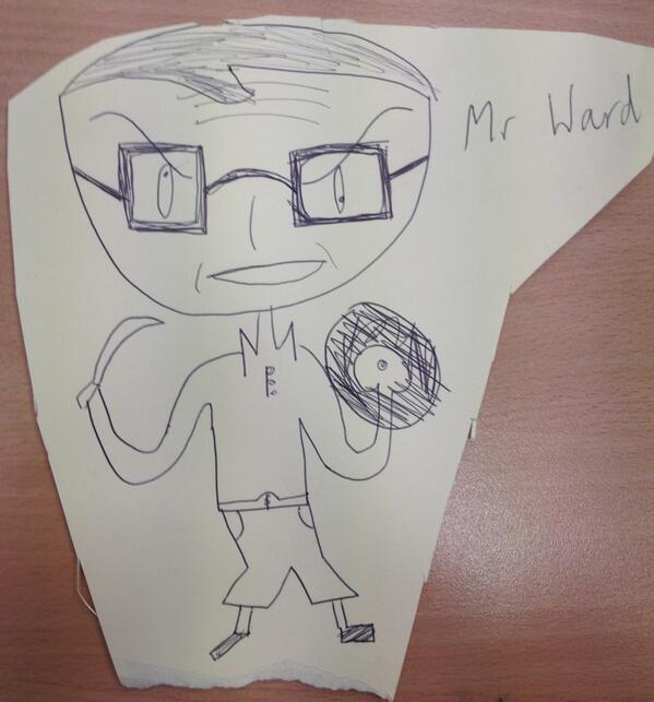 My year 8's gave this to me as a 'present' #ACUedu_s
