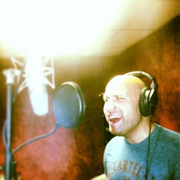 TMATW1's tweet photo. Credits to @mattgerg for the photo! laying dahn some backing vocals tonight for our new EP. #newrecord #tmatw by... http://t.co/DQNGETp85q