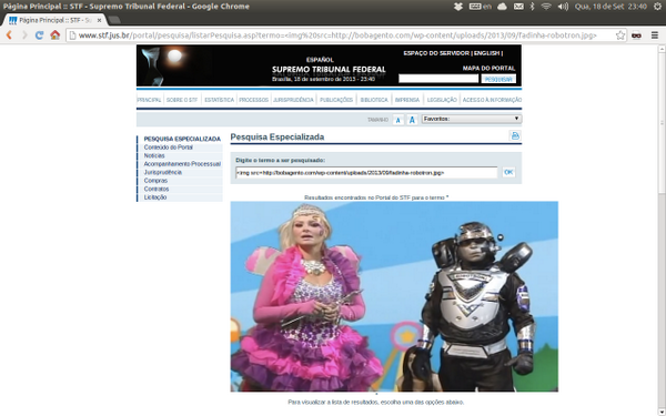 AnonymousRJ's tweet photo. Sacudir a poeira e voltar a ativa http://t.co/lUy0gYNHn9 Fadinha e Robotron querem explicações #STF #Mensalão #XSS kk http://t.co/re9GgWEofI